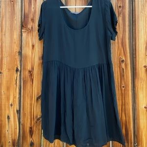 Black American Eagle Babydoll Cover-Up